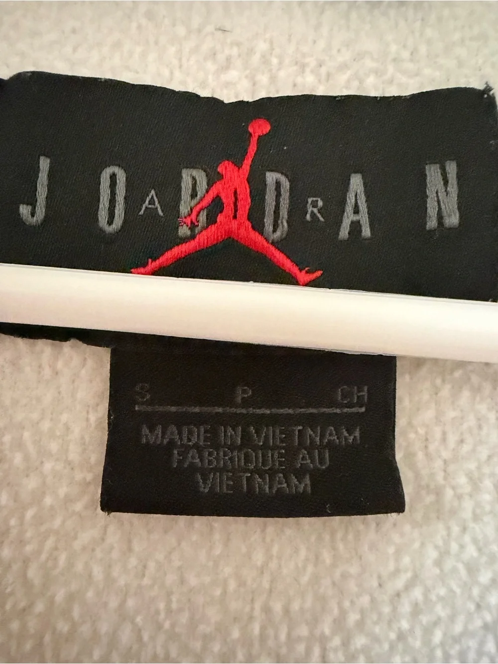 Jordan Hooded Jacket Mens Small White Excellent Dri-Fit Full-Zip Jumpman Logo